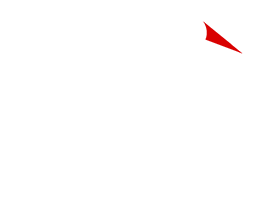 A white film reel with red handle and some type of movie.